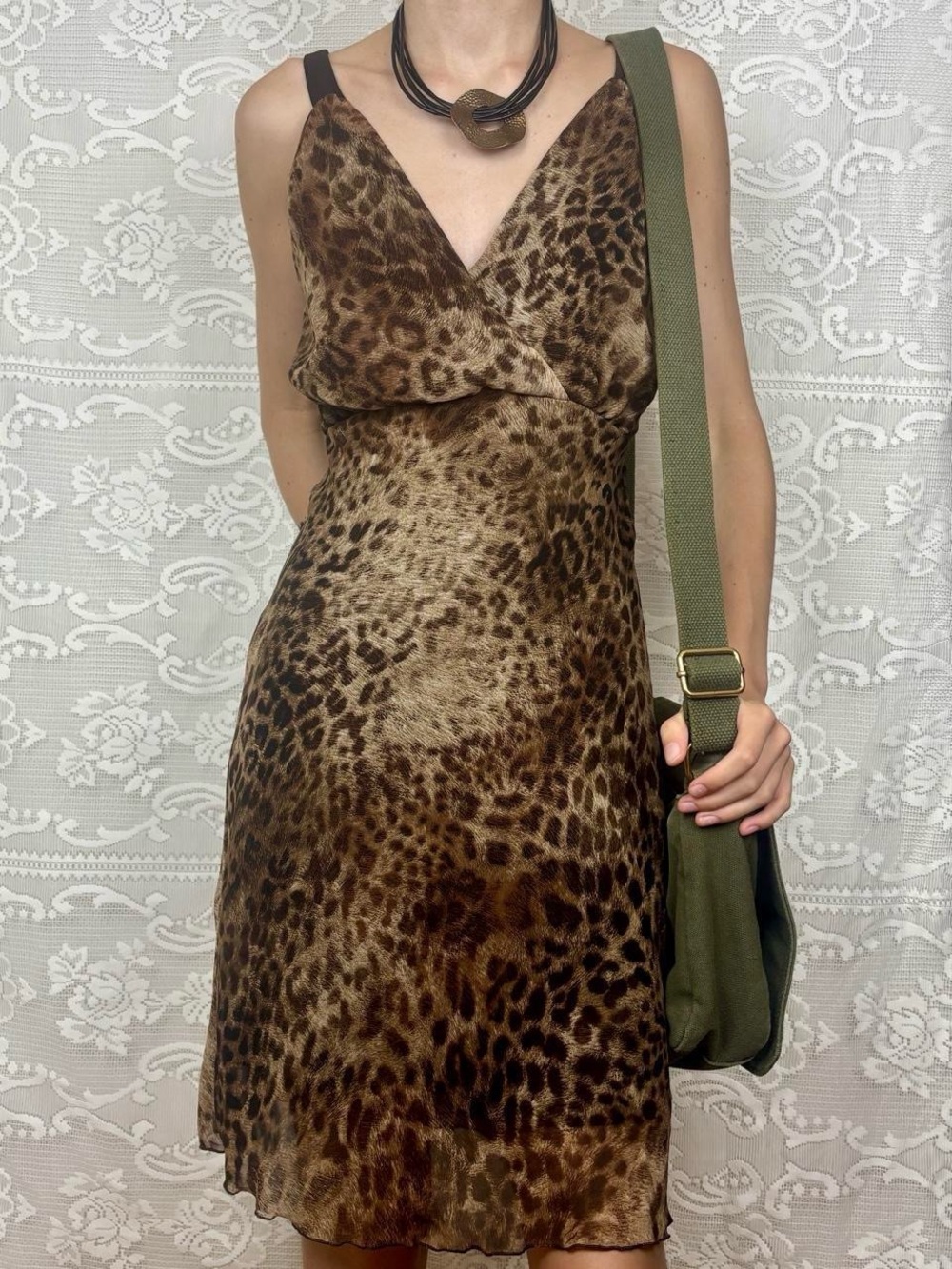 Vintage Y2K Leopard Print dress from Sirens✨